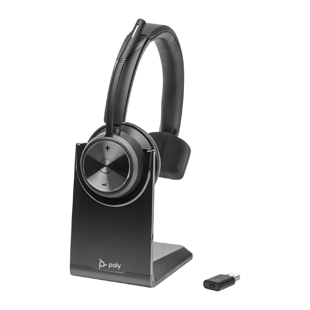 Auriculares Poly Savi 7310 UC Diadema Monoaural Inalámbrico DECT USB-A Negro