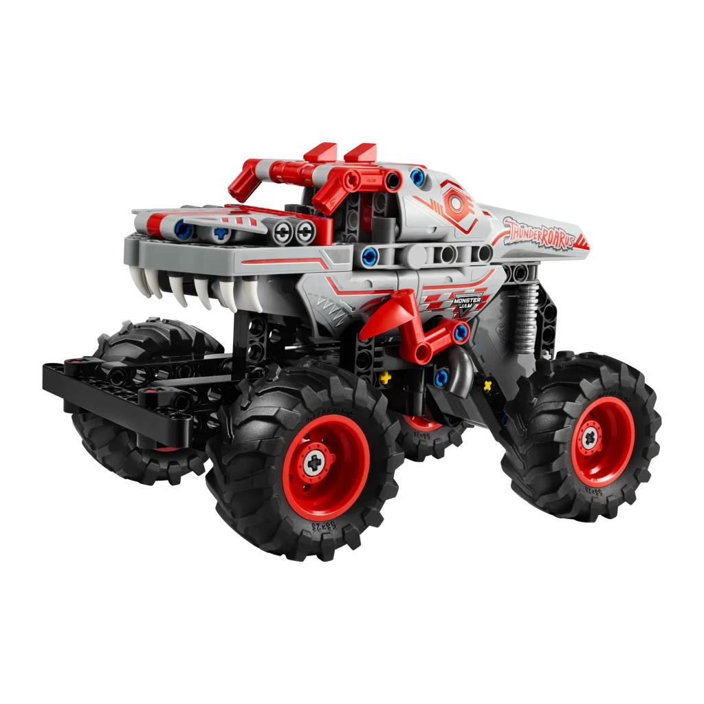 Set de construcción LEGO Technic Monster Jam ThunderROARus 42200 232 piezas 7+ años, vista frontal: monster truck gris