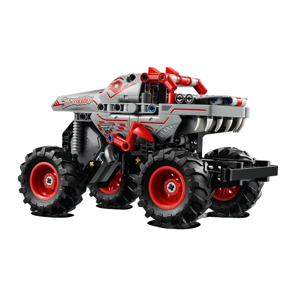 Set de construcción LEGO Technic Monster Jam ThunderROARus 42200 232 piezas 7+ años, detalle: vista lateral con colmillos