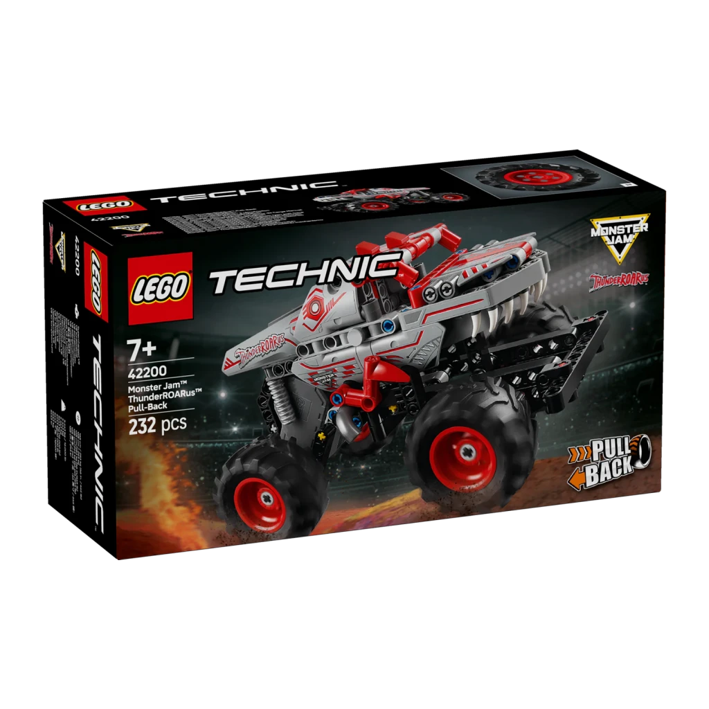 Set de construcción LEGO Technic Monster Jam ThunderROARus 42200 232 piezas 7+ años, contenido de la caja: caja frontal