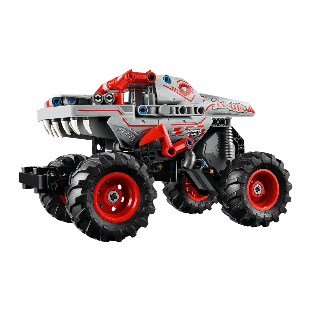 Set de construcción LEGO Technic Monster Jam ThunderROARus 42200 232 piezas 7+ años, detalle: vista lateral con colmillos
