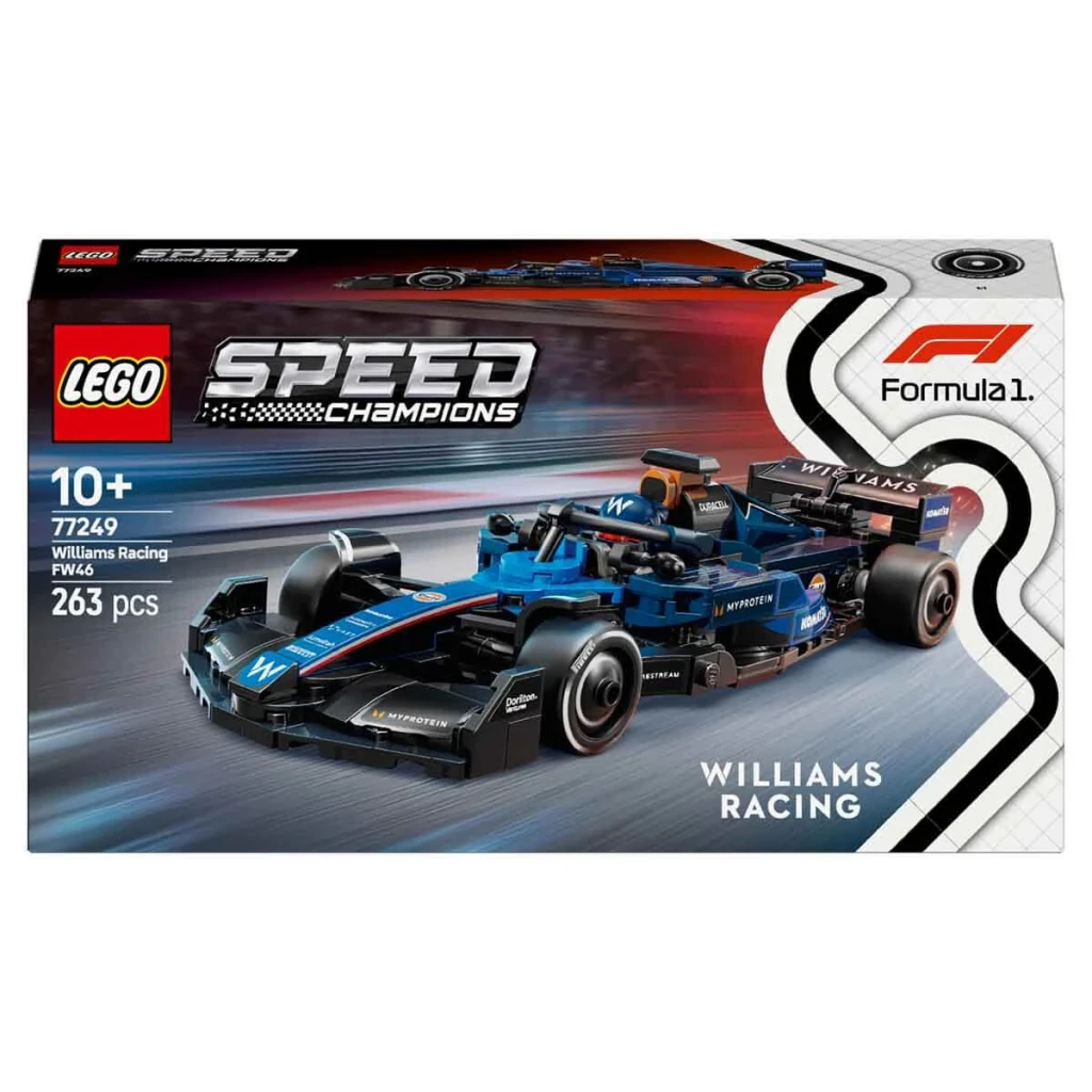 Lego Racing Figure LEGO Speed Champions 77249 Williams Racing FW46 F1 | 263 peças