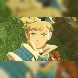 Videojuego Capcom Monster Hunter Stories 2: Wings of Ruin Nintendo Switch, en uso: primer plano del protagonista rubio