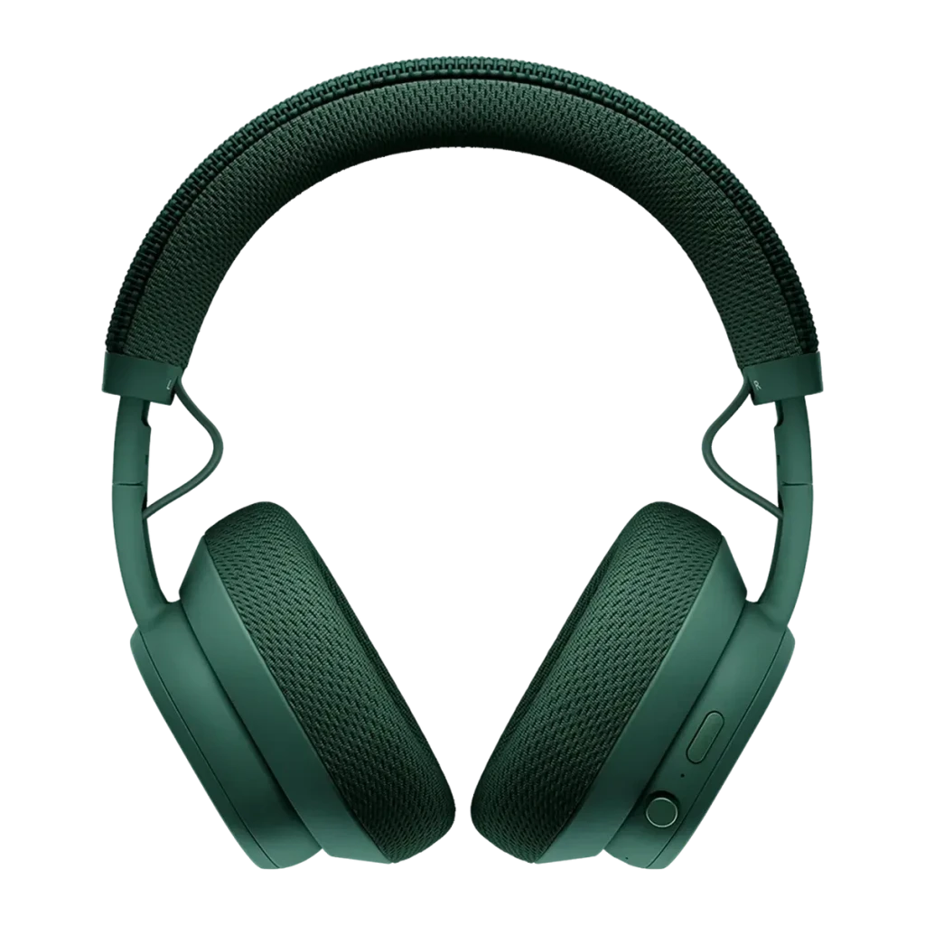 Auriculares Fairphone Fairbuds XL Cancelación de Ruido Diadema Bluetooth 5.1 Verde, vista frontal: diadema y almohadillas