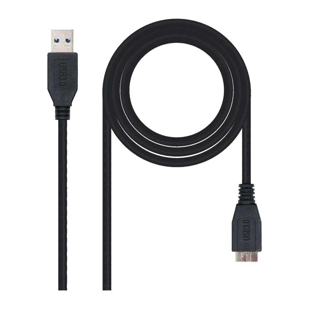Nanocable Negro Cable Nc Usb3 A/M A Micro B/M 1M - Imagen 3