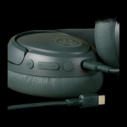 Auriculares JLab Audio Cancelación de Ruido Diadema Bluetooth 5.3 Gris IEUHBJLUXANCRSGE62, detalle: botones NC y volumen