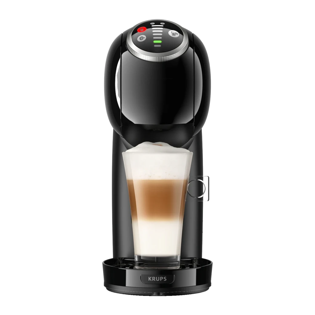 Cafetera de cápsulas Krups Genio S Plus 0,8L Dolce Gusto 15bar Negro KP3408, detalle: panel de control con indicadores LED