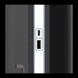 Sai ups Salicru SPS 750 SOHO+ Línea Interactiva 750VA 420W Negro, detalle: puertos USB-C y USB-A 5V 2.1A en panel frontal