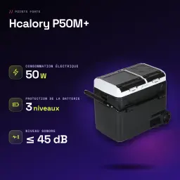 Nevera de coche Hcalory P50M+ 50L - características