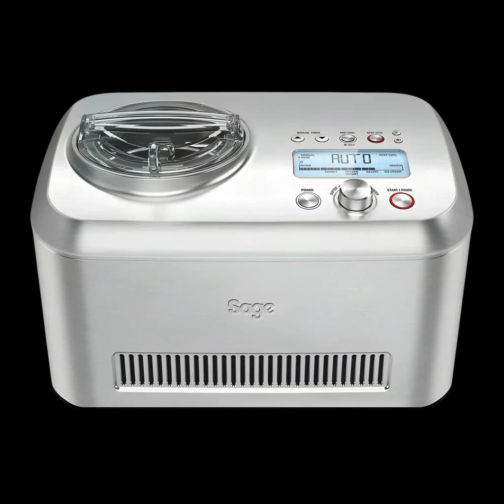 Sorbetière Sage Appliances The Smart Scoop 1L 200W Acier Inoxydable SCI600BSS2EEU1, vue de face: corps en acier brossé