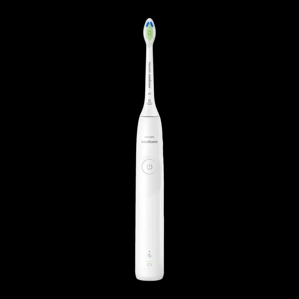 Brosse à Dents Électrique Philips Sonicare Series 5300 21 jours 1 Mode Blanc HX7108/01, vue de face: manche blanc