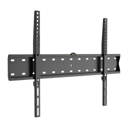 Soporte TV Equip Negro Fijo 37 pulgadas-70 pulgadas VESA 200x200–600x400mm 650330, vista frontal: estructura metálica