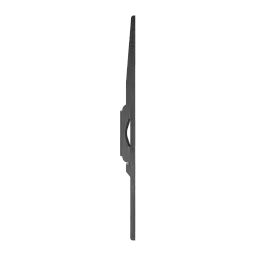 Soporte TV Equip Negro Fijo 37 pulgadas-70 pulgadas VESA 200x200–600x400mm 650330, detalle: perfil lateral que muestra