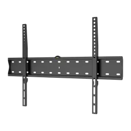 Soporte TV Equip Negro Fijo 37 pulgadas-70 pulgadas VESA 200x200–600x400mm 650330, detalle: nivel de burbuja verde en barra