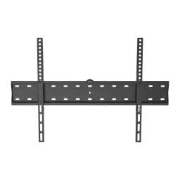Soporte TV Equip Negro Fijo 37 pulgadas-70 pulgadas VESA 200x200–600x400mm 650330, detalle: vista frontal con nivel