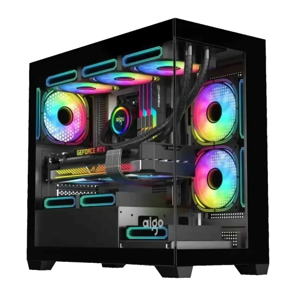Caja PC Darkflash C218M 2 Paneles Cristal Templado Mini Tower mATX/ITX Negro