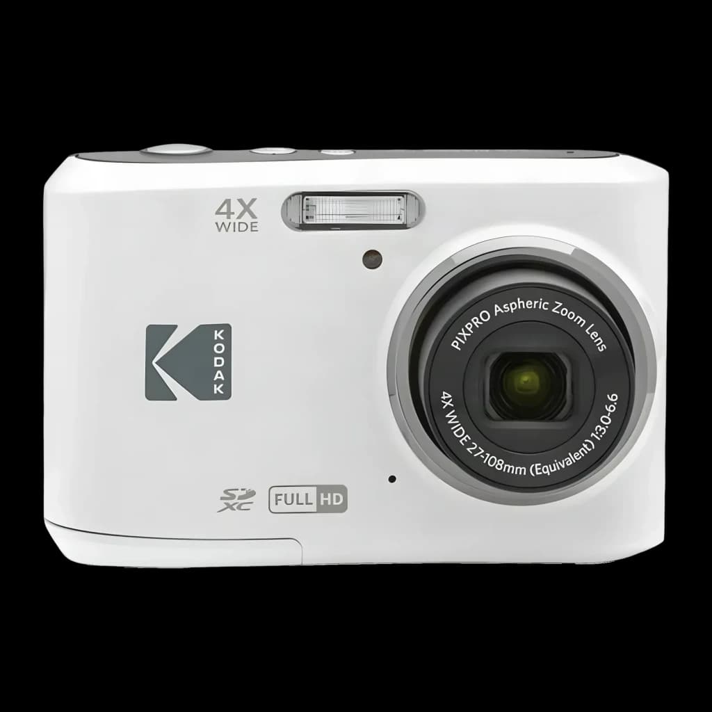 Appareil Photo Compact Kodak PIXPRO FZ45 Blanc CMOS 1/2.3 pouces Full HD 1080p 16MP, face avant: objectif zoom 4x, flash