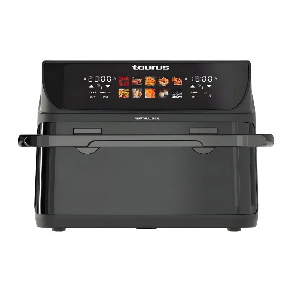 Freidora de Aire Taurus Grill 360 XL 10L 2800W 10 programas Negro