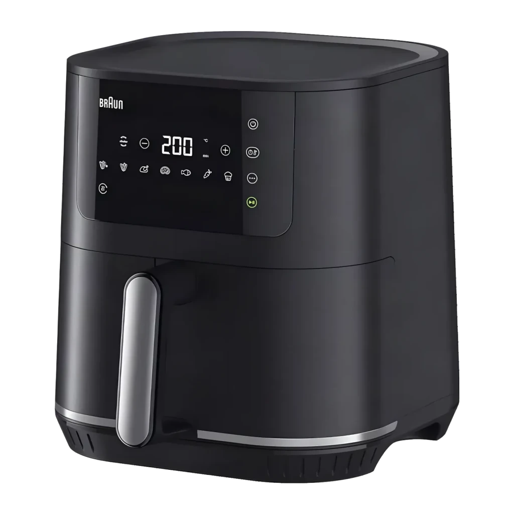 Freidora de aire Braun MultiFry 5 HF 5034I de 6L y 1700W con 8 programas en color negro
