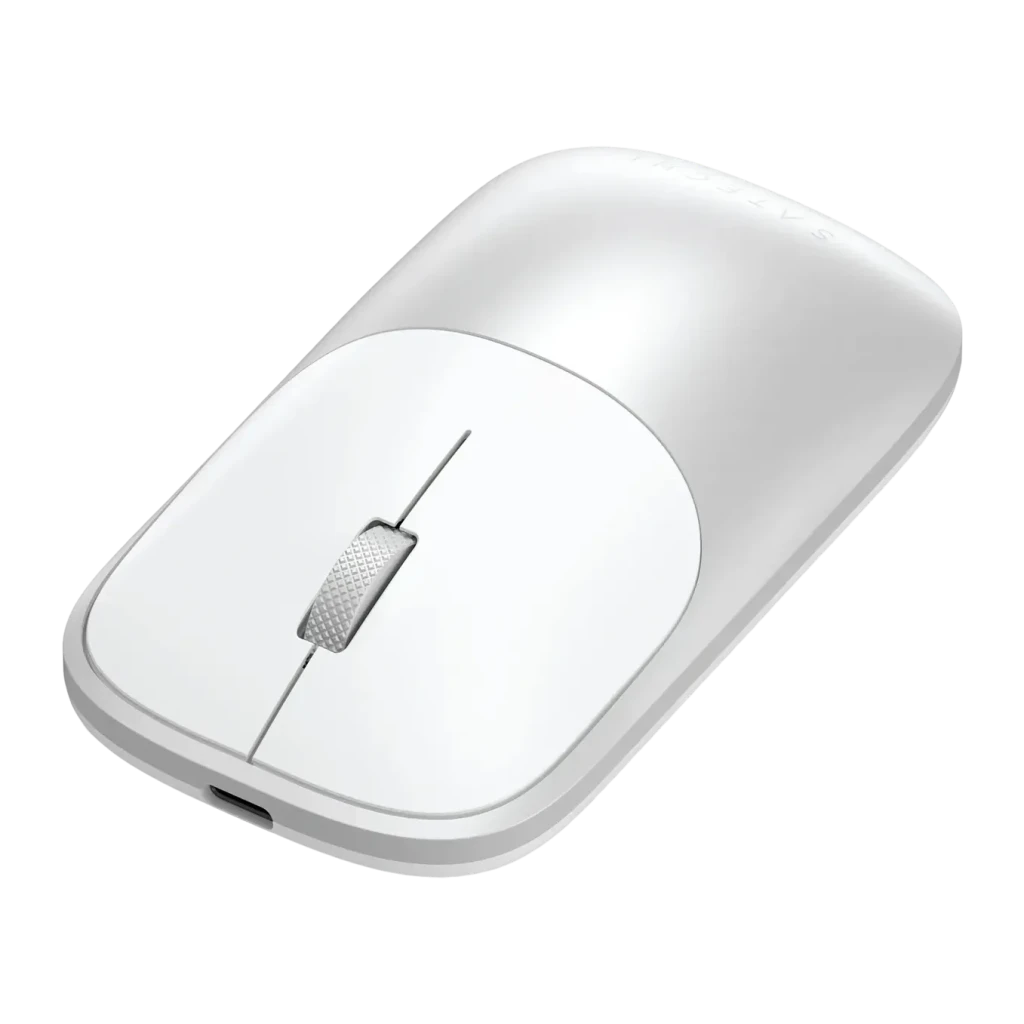 Satechi Plateado Ratón Slim Ex Wireless Plata Inalámbrico Bluetooth + Rf