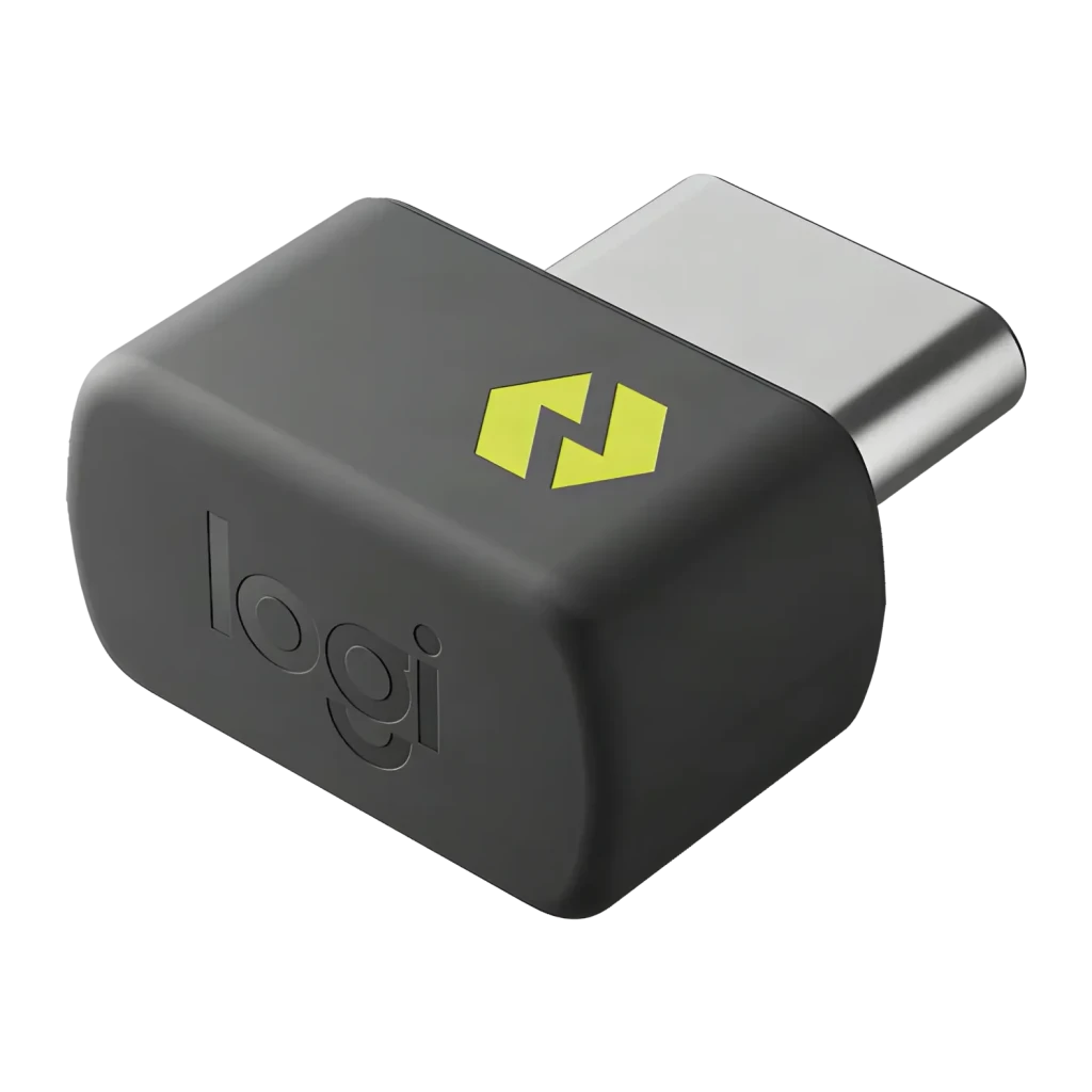 Ratón Logitech MX Master 4 Grafito Inalámbrico Ergonómico, receptor USB-C: nano receptor Logi Bolt con logo amarillo