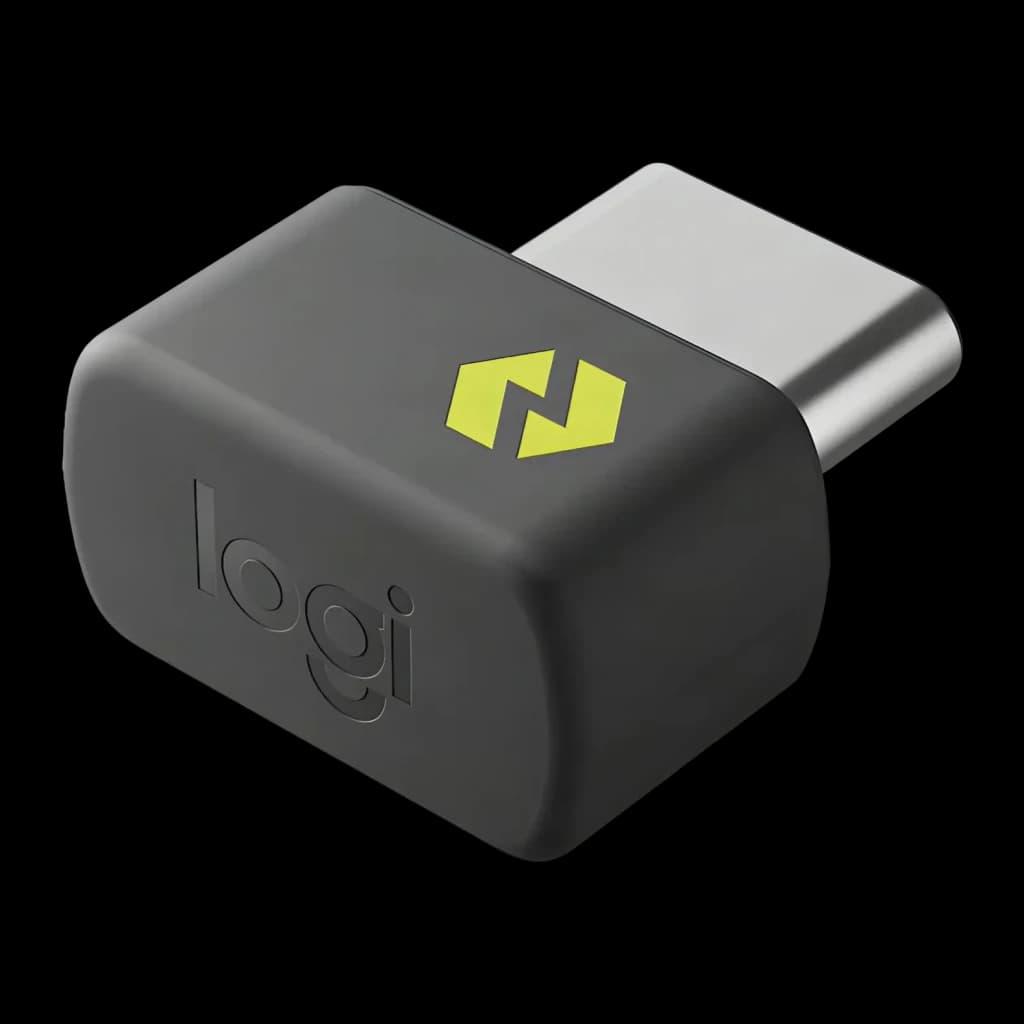 Ratón Logitech MX Master 4 Grafito Inalámbrico Ergonómico, receptor USB-C: nano receptor Logi Bolt con logo amarillo