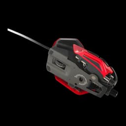 Ratón Gaming Mad Catz R.A.T. 8+ Advanced 20000 DPI RGB Negro, vista inferior: selector de DPI, estructura modular y cable