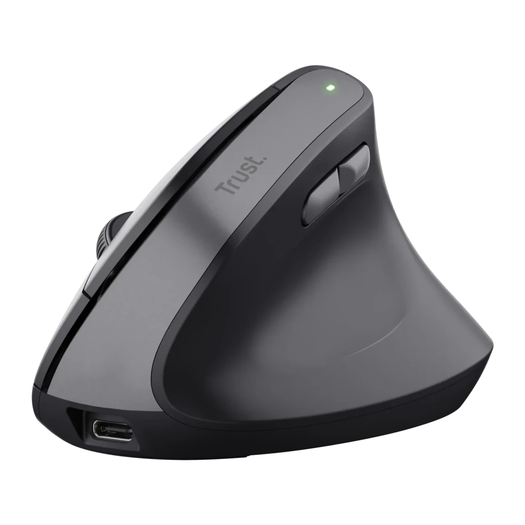 Trust Negro Ratón Ergonomic Inalámbrico Silencioso Tm-270