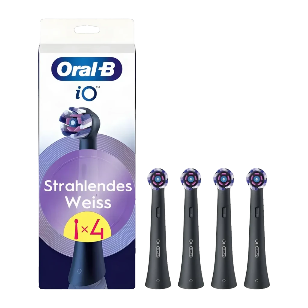 Cabezal Cepillo Eléctrico Oral-B iO Strahlendes Weiss Pack 4 Negro