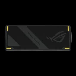 Teclado Gaming ASUS ROG Falchion Ace HFX ZywOo Edition RGB US Layout Preto, vista inferior: base preta texturizada, logo ROG