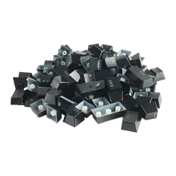 Touches Glorious Gaming Mechanical Keyboard Keycaps Espagnol Noir, tas: touches noires éparpillées révélant légendes
