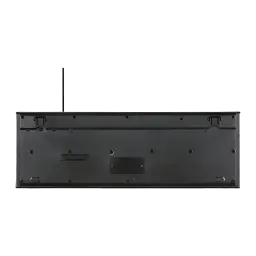Kit de teclado e rato Hama Cortino Preto Com cabo USB, vista traseira: base inferior com pés dobráveis e cabo