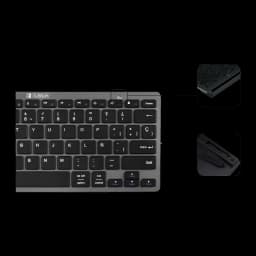 Combo Teclado e Rato Subblim Preto Sem Fios Bluetooth + RF Espanhol SUBKBC-OCO020, vista superior: teclas espanholas com Ñ
