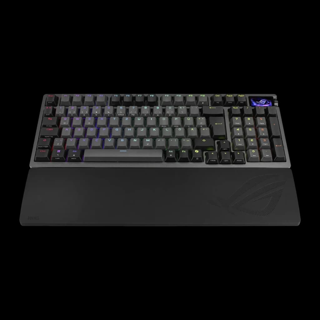 ASUS ROG Azoth 96 | Switch magnético HFX e ecrã OLED