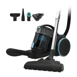 Aspiradora de trineo Cecotec Conga Rockstar Multicyclonic XL Animal Negro 20kPa 800W 9m cable, vista conjunto: aspiradora