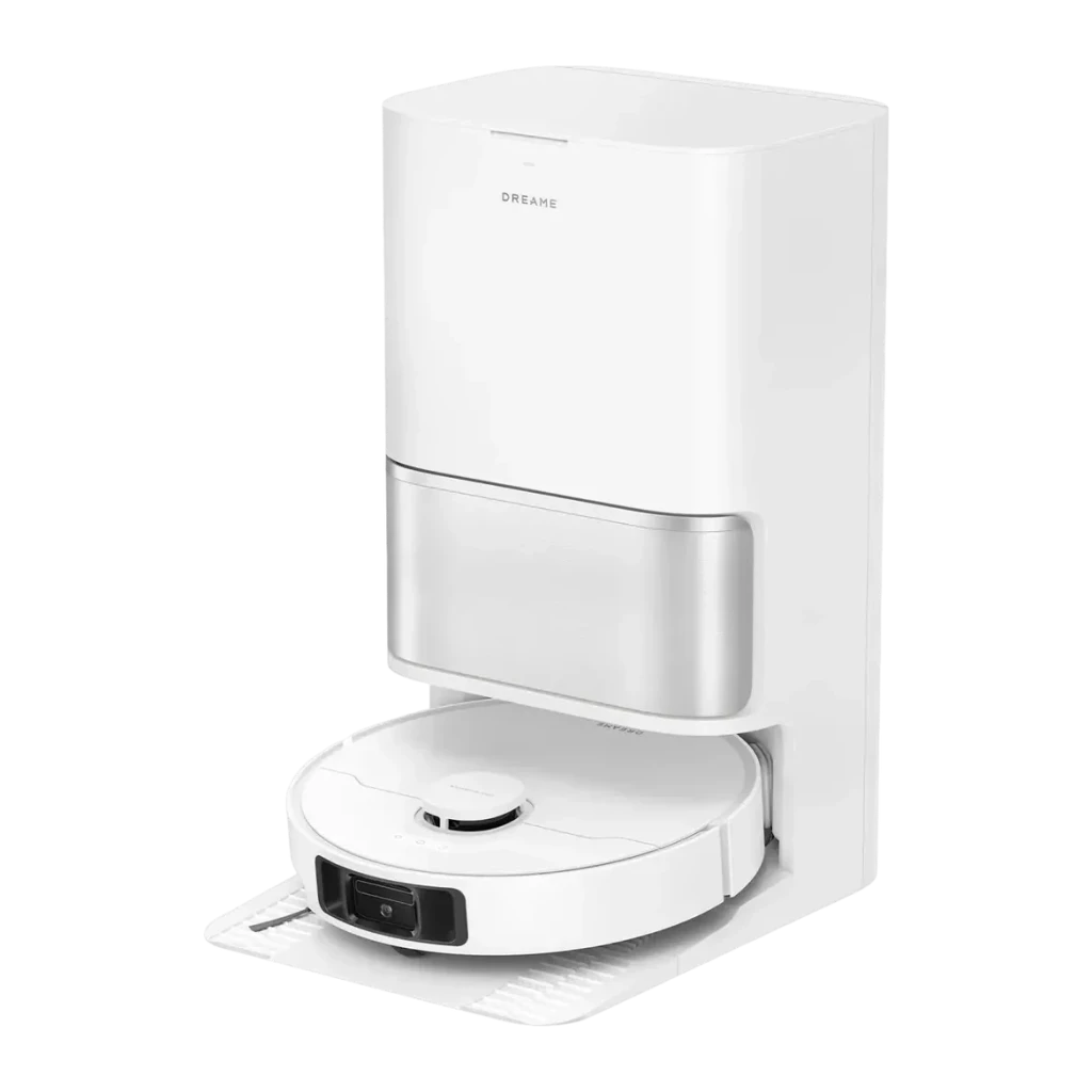 Robot aspirador Dreame L10s Ultra Gen 3 Branco LiDAR Lava Pavimentos Esvaziamento Automático 25000Pa, vista frontal