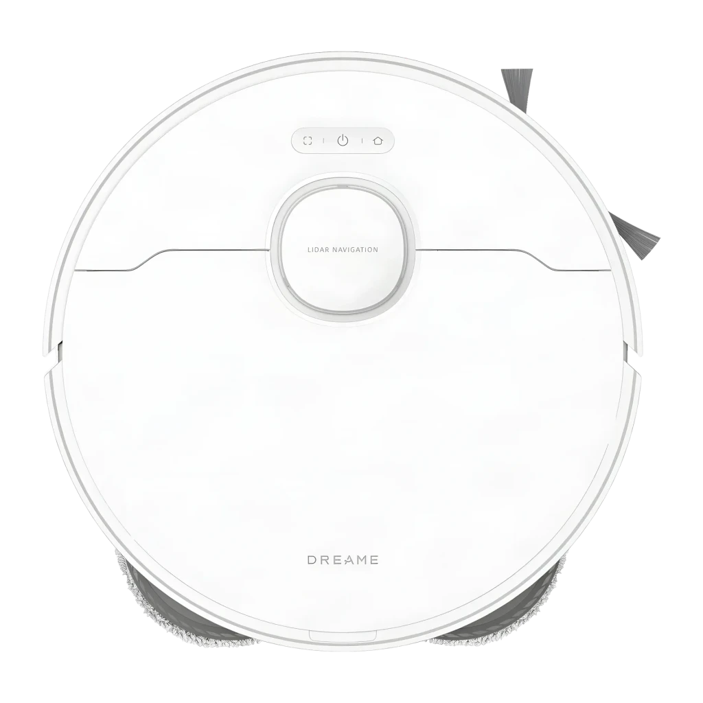 Robot aspirador Dreame L10s Ultra Gen 3 Branco LiDAR Lava Pavimentos Esvaziamento Automático 25000Pa, vista superior