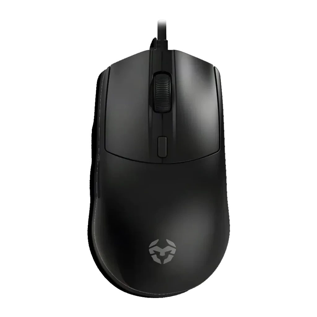 Pack Gaming Krom Klass 4 em 1 Teclado Mecânico TKL 7200 DPI RGB Preto, rato vista superior: scroll, botão DPI e logótipo
