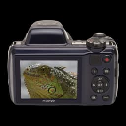 Appareil bridge Kodak PixPro AZ528 Bleu BSI CMOS 1/2.3 pouces 16,76MP Zoom 52x 24-1248mm, vue arrière: écran LCD