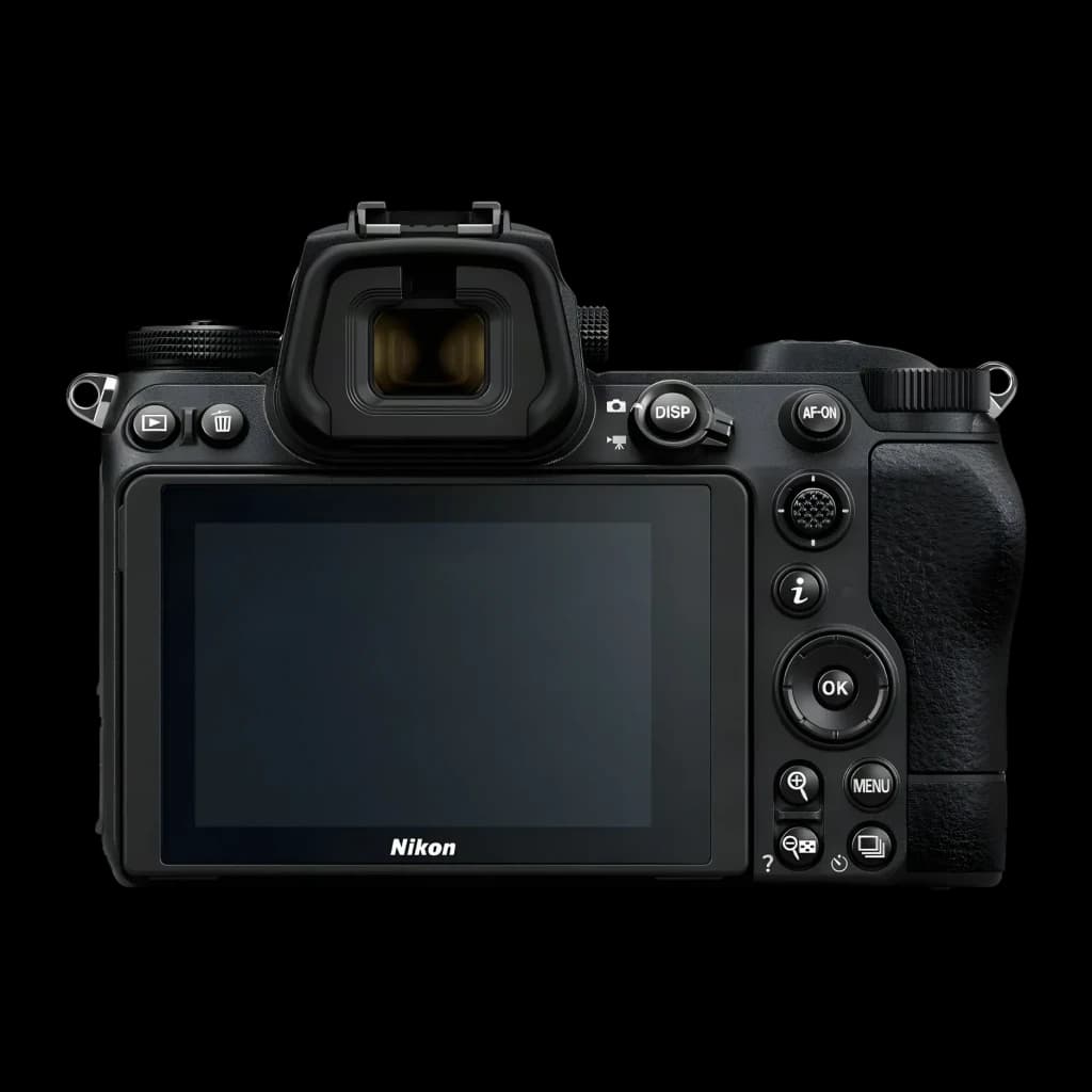 Appareil photo Nikon Z 6II Boîtier Noir Full Frame CMOS 4K Ultra HD 24,5MP, vue arrière: écran LCD, viseur EVF et boutons