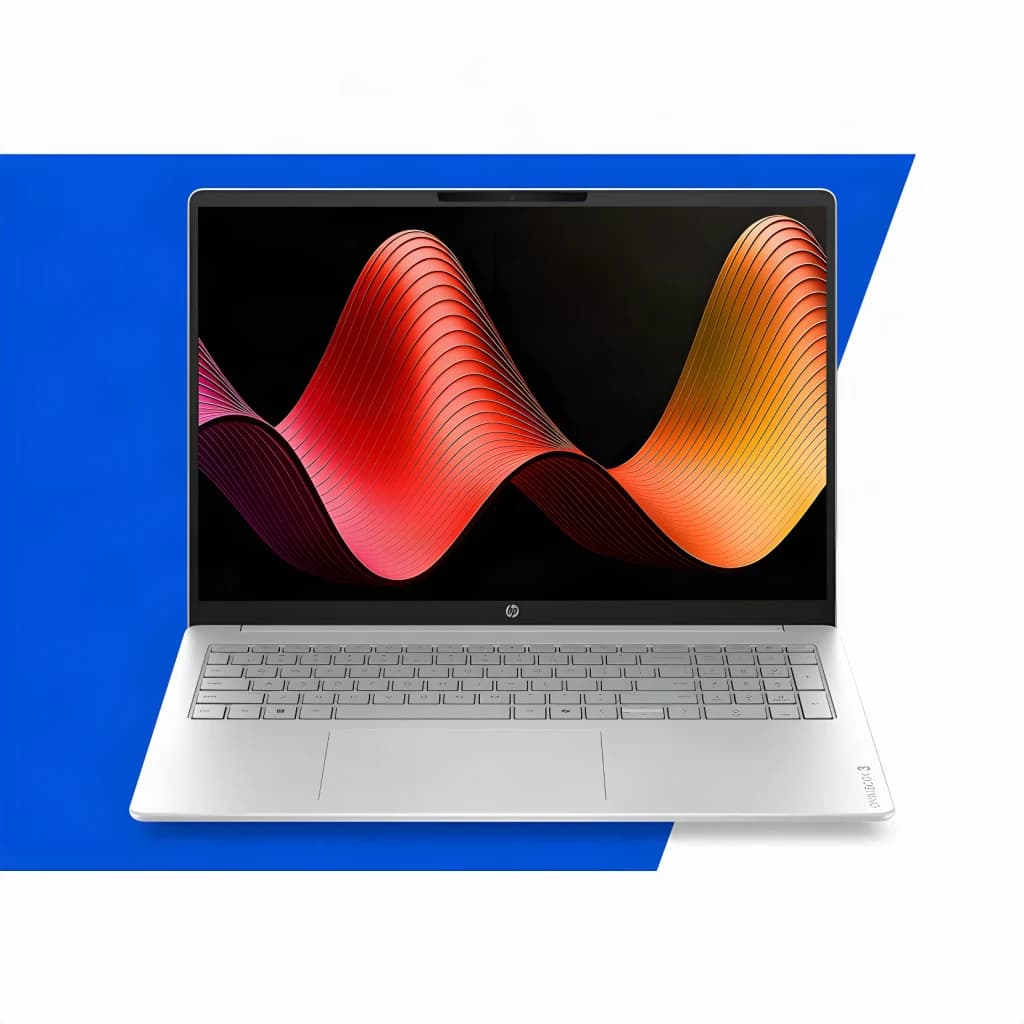 PC portable HP OmniBook 3 8Go/512Go 16 pouces IPS 2K Intel Core 3 100U SSD NVMe PCIe 4.0 FreeDOS Gris 16-bu0030ns, vue