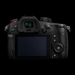 Appareil photo hybride Panasonic Lumix Noir Live MOS Micro 4/3 4K UHD 20,3MP DC-GH5M2, vue arrière: écran tactile, viseur