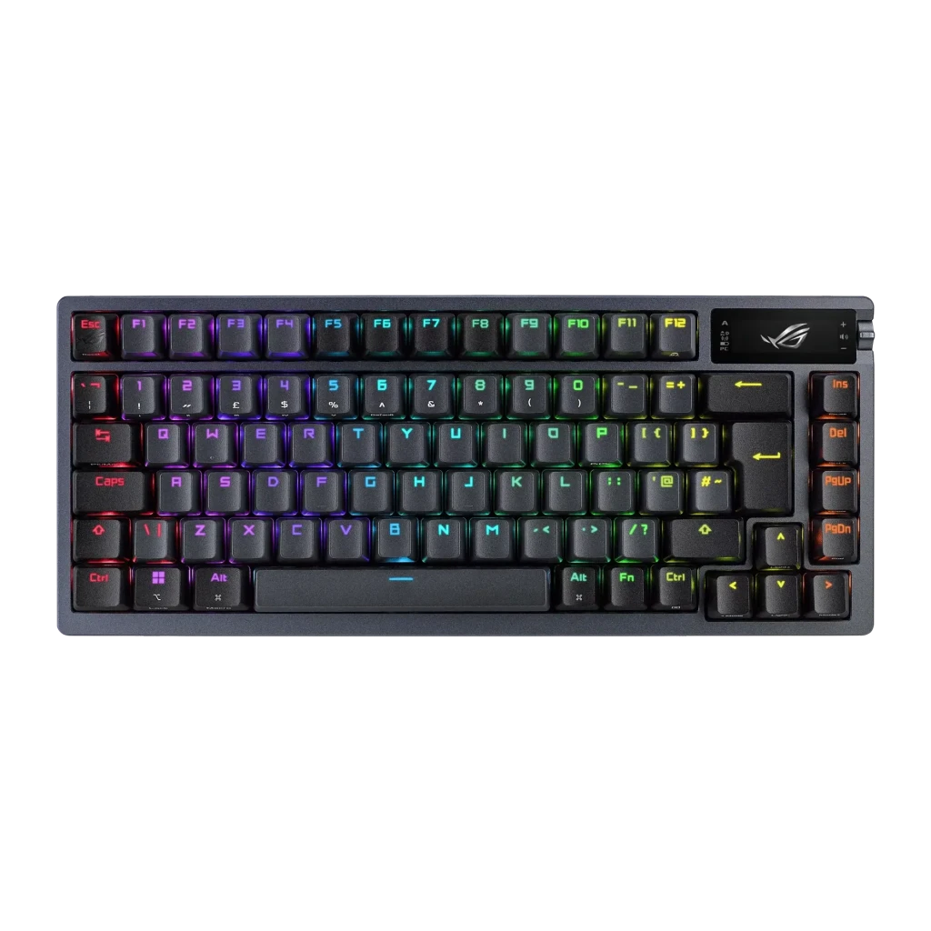 Teclado Gaming ASUS ROG Azoth Inalámbrico RGB AZERTY Rojo/Negro