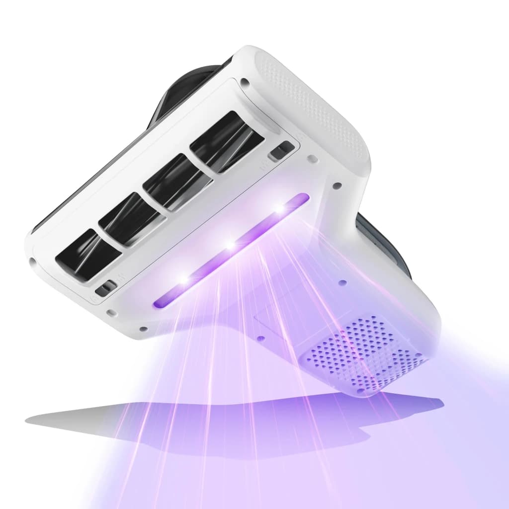 Aspirador de Mão Kärcher VCH 4 UVClean Preto/Branco 500W, vista inferior: luz UV violeta ativa projetada pela sola