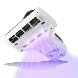 Aspirador de Mão Kärcher VCH 4 UVClean Preto/Branco 500W, vista inferior: luz UV violeta ativa projetada pela sola