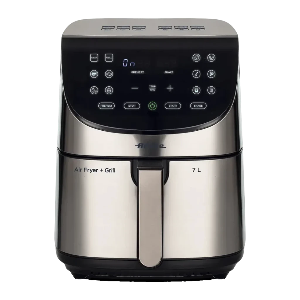 Freidora de Aire Ariete Airy Fryer Metal 7L 1800W 12 programas Negro 4628/00