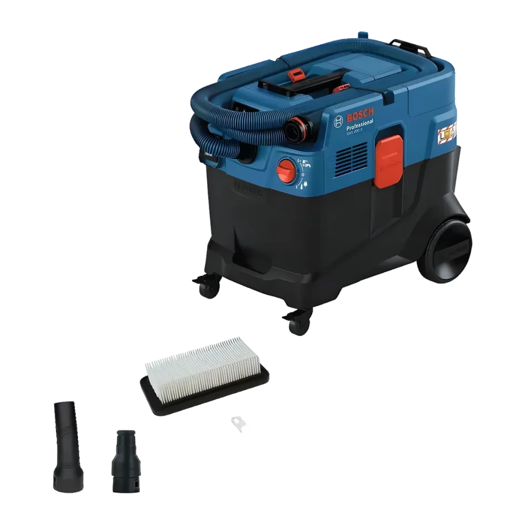 Aspirador industrial seco/húmedo Bosch GAS 400 A Professional Azul Sin Cable 1200W