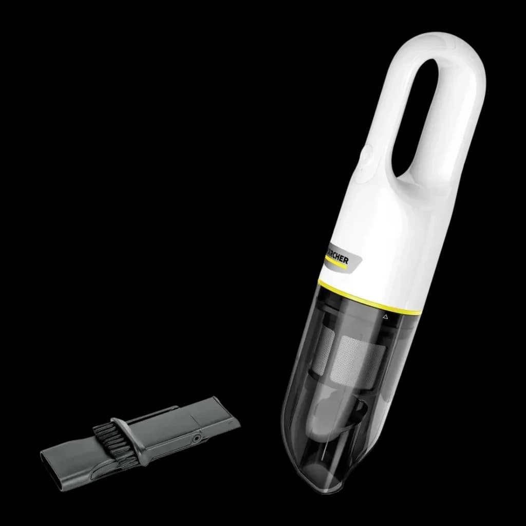 Aspiradora de mano Kärcher CVH 2 Negro/Blanco Sin Cable 7,2V Li-Ion 20min, vista principal: cuerpo blanco con depósito