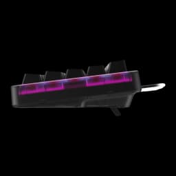 Teclado Gaming HyperX Alloy Origins 2 65% Mecánico Switch Red RGB Layout ES Negro, lateral: iluminación RGB rosa-morada