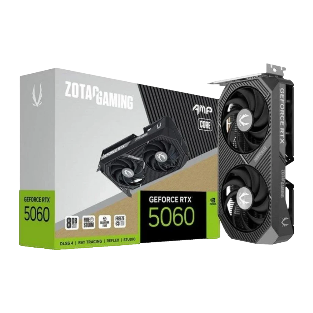 ZOTAC Gaming GeForce RTX 5060 AMP Core 8GB GDDR7 Negro